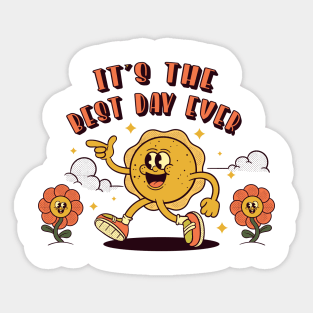happy  sun and flower dancing  cartoon Sticker
